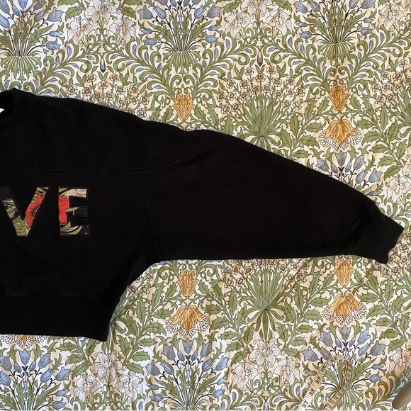 Rebecca Minkoff LOVE Cropped Sweatshirt - Picture 7 of 11